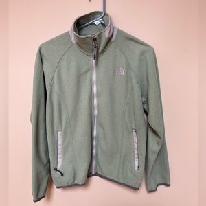 The North Face | Green Zip-Up Fleece Jacket
